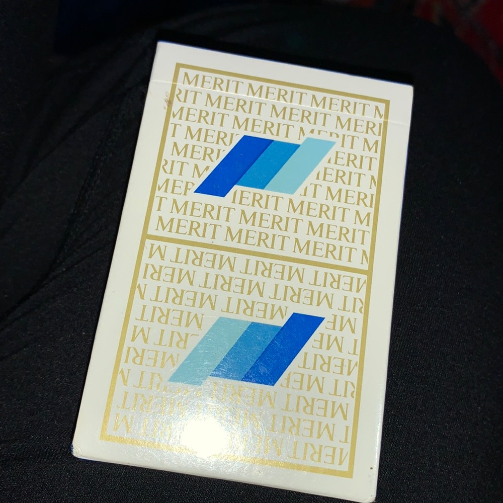 New! Sealed Merit cigarette promo  playing cards